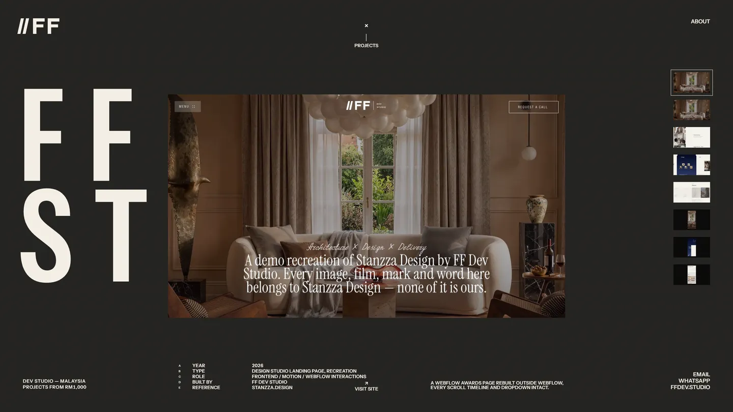 A project opened: FF Stanzza