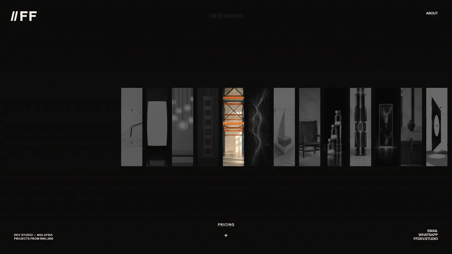 A project under the cursor
